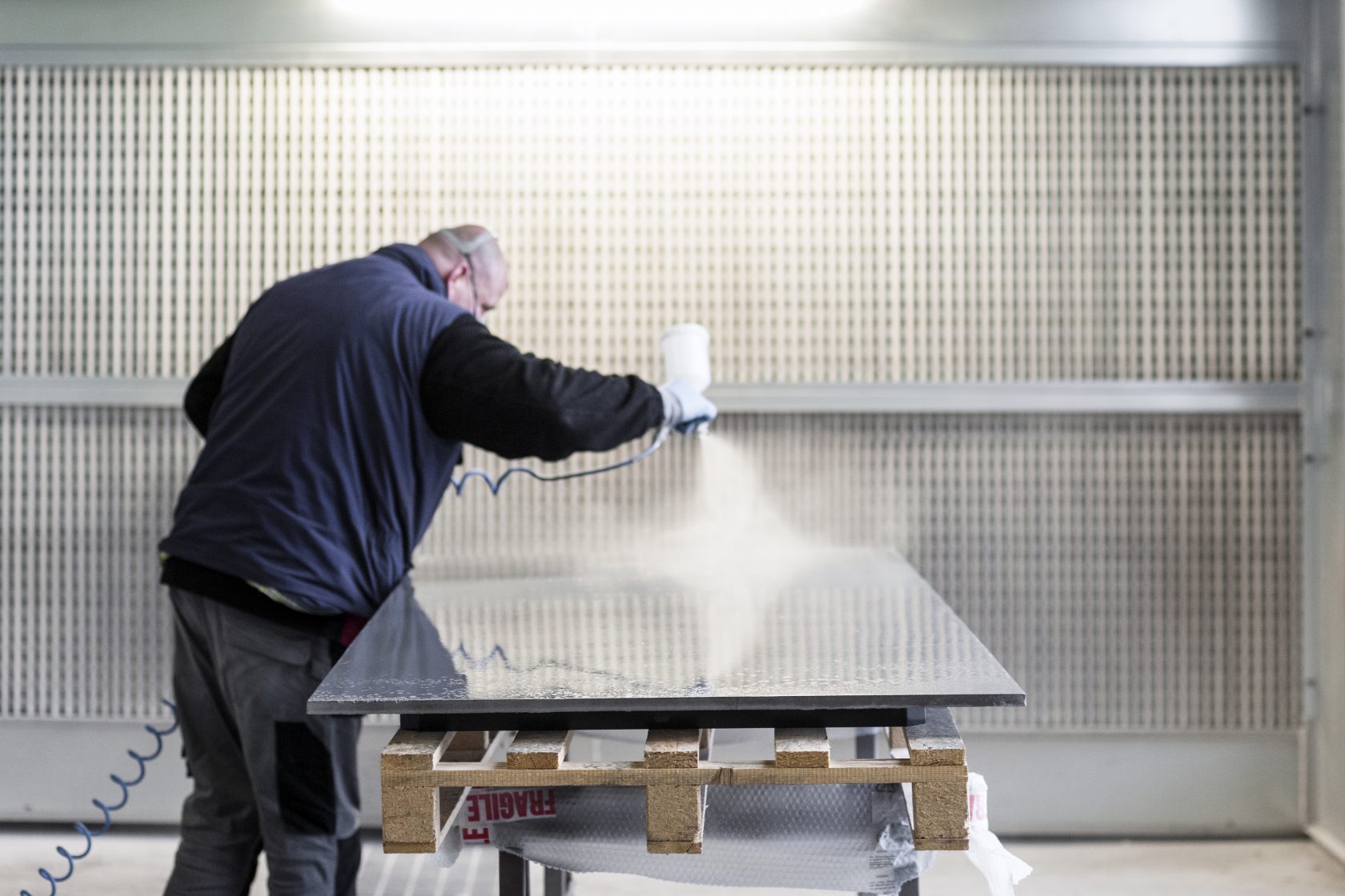 How it’s done? The Boiacca concrete table.